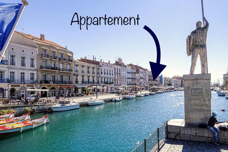 Duplex Climatise Cadre Royal Sète Exterior foto